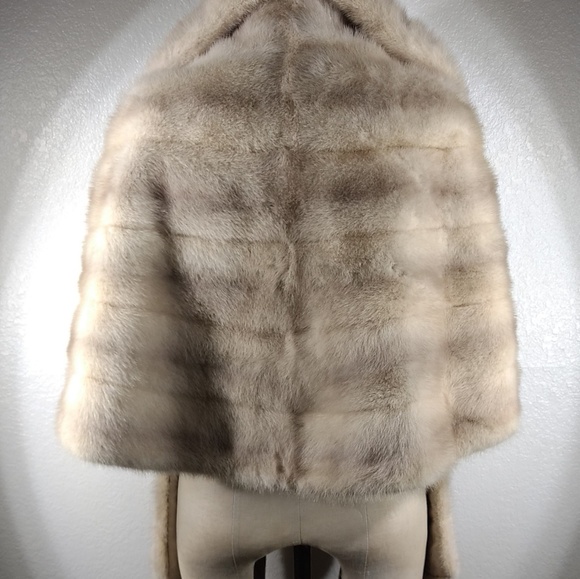 Azurene Emba Luxury Vintage Mink Fur Sz S - Picture 3 of 4